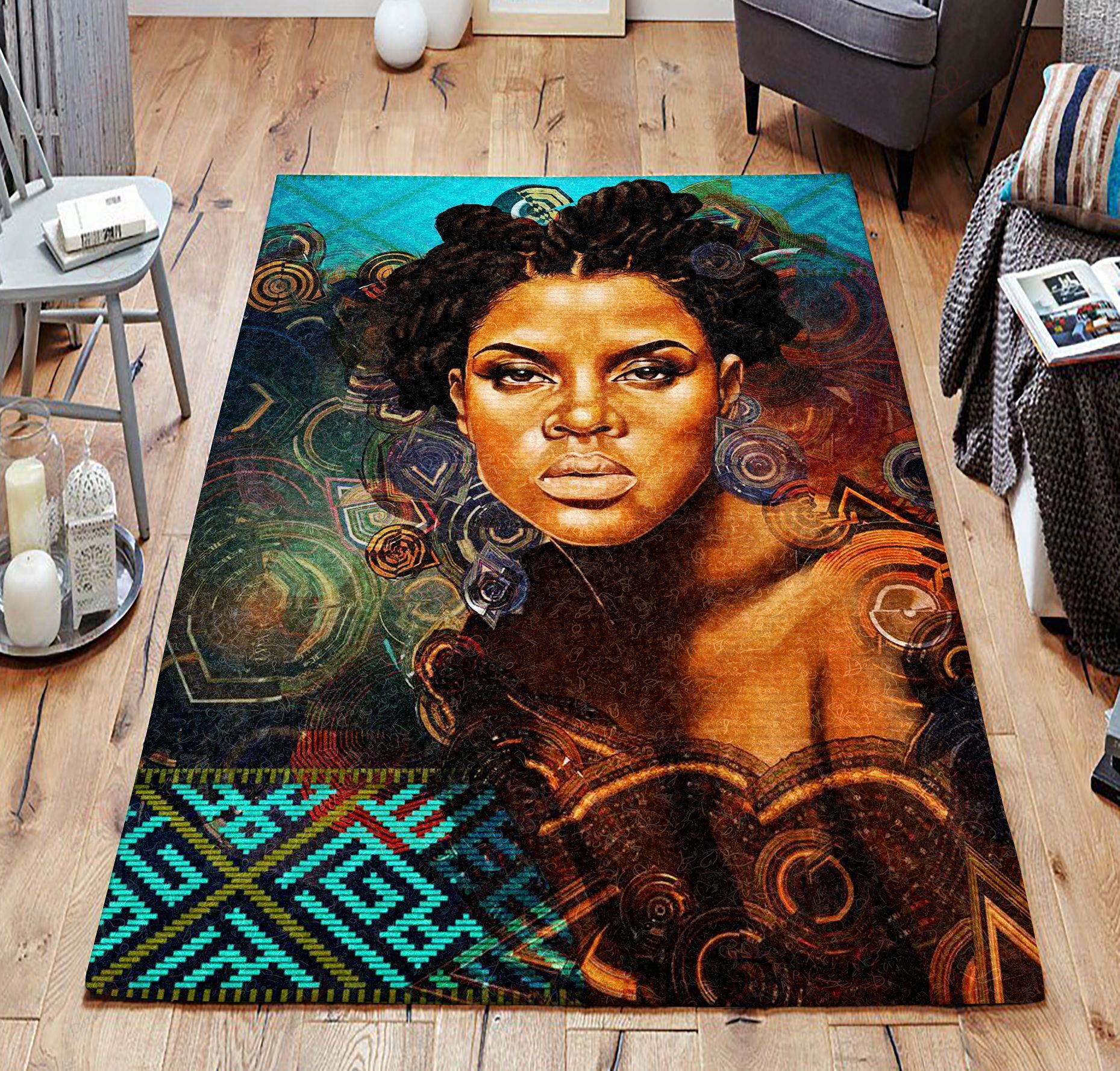 Black Woman American Rug Sport Decor Gift Floor Decor Living Room Carpet Rug Area Rug - 15861b722127 Black Woman American Rug Sport Decor Gift Floor Decor Living Room Carpet Rug Area Rug - 15861b722127