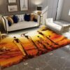 Black Woman Art Rug Sport Decor Gift Floor Decor Living Room Carpet Rug Area Rug - 791d9826c76e