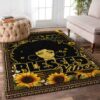Black Woman Blessed Vibes Rug Sport Decor Gift Floor Decor Living Room Carpet Rug Area Rug - 4105758b03f0