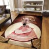 Black Woman Dancing Rug Sport Decor Gift Floor Decor Living Room Carpet Rug Area Rug - 7b70384ba897