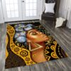 Black Woman Rug Sport Decor Gift Floor Decor Living Room Carpet Rug Area Rug - 1d08adc76cdf