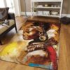Black Woman Rug Sport Decor Gift Floor Decor Living Room Carpet Rug Area Rug - 4ed652e23fca