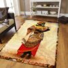 Black Woman Rug Sport Decor Gift Floor Decor Living Room Carpet Rug Area Rug - 2a30d810aea8