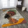 Black Woman Rug Sport Decor Gift Floor Decor Living Room Carpet Rug Area Rug - e8885d9c7514