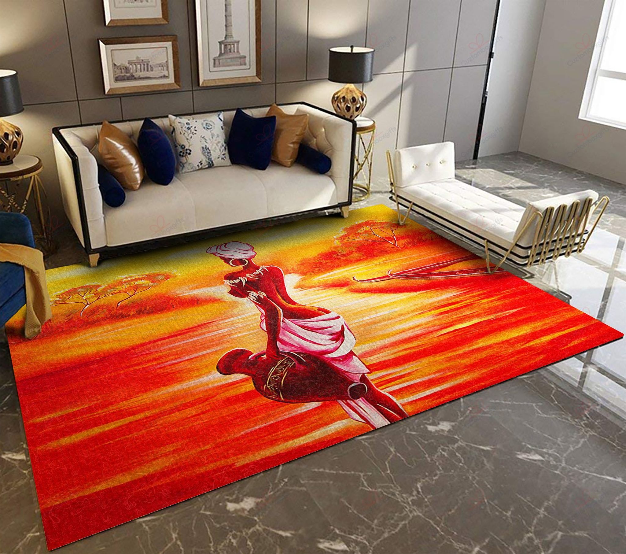 Black Woman In Sunset Rug Sport Decor Gift Floor Decor Living Room Carpet Rug Area Rug - 9b89a323961e Black Woman In Sunset Rug Sport Decor Gift Floor Decor Living Room Carpet Rug Area Rug - 9b89a323961e