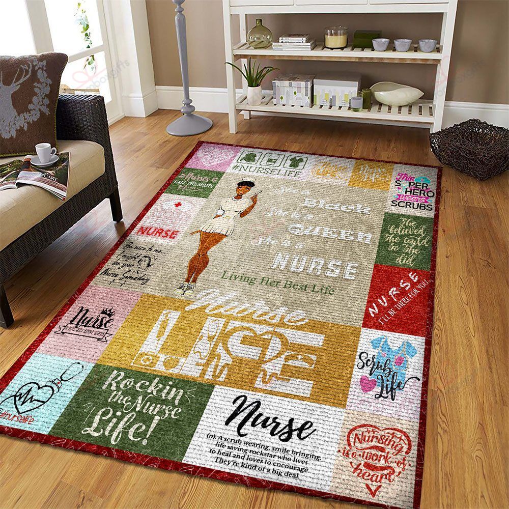 Black Woman Nurse Rug Sport Decor Gift Floor Decor Living Room Carpet Rug Area Rug - 06f749424f69 Black Woman Nurse Rug Sport Decor Gift Floor Decor Living Room Carpet Rug Area Rug - 06f749424f69