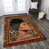 Black Woman Pattern Rug Sport Decor Gift Floor Decor Living Room Carpet Rug Area Rug - 05b2096e8c51