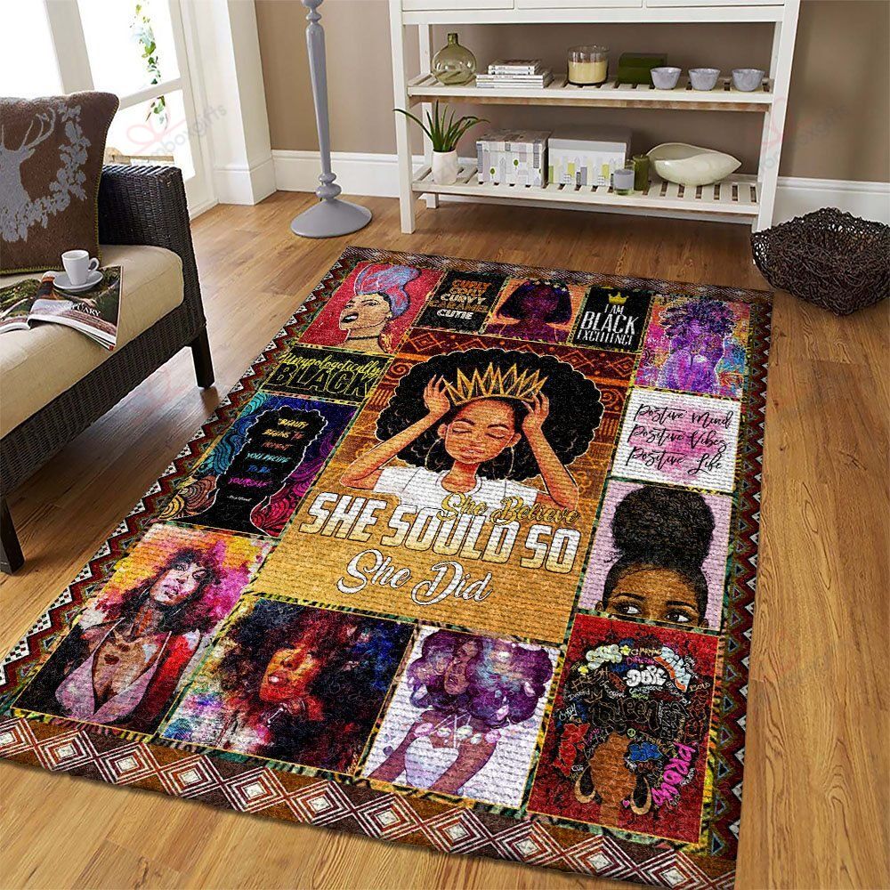 Black Woman She Should So She Did Rug Sport Decor Gift Floor Decor Living Room Carpet Rug Area Rug - d282505083c6 Black Woman She Should So She Did Rug Sport Decor Gift Floor Decor Living Room Carpet Rug Area Rug - d282505083c6