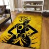 Black Woman Yellow Art Rug Sport Decor Gift Floor Decor Living Room Carpet Rug Area Rug - f16306cedb6e