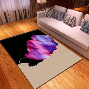 Black Women 3 Rug Sport Decor Gift Floor Decor Living Room Carpet Rug Area Rug - b8ec1c231708