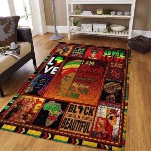 Black Women 8 Rug Sport Decor Gift Floor Decor Living Room Carpet Rug Area Rug - 0596d86bc130