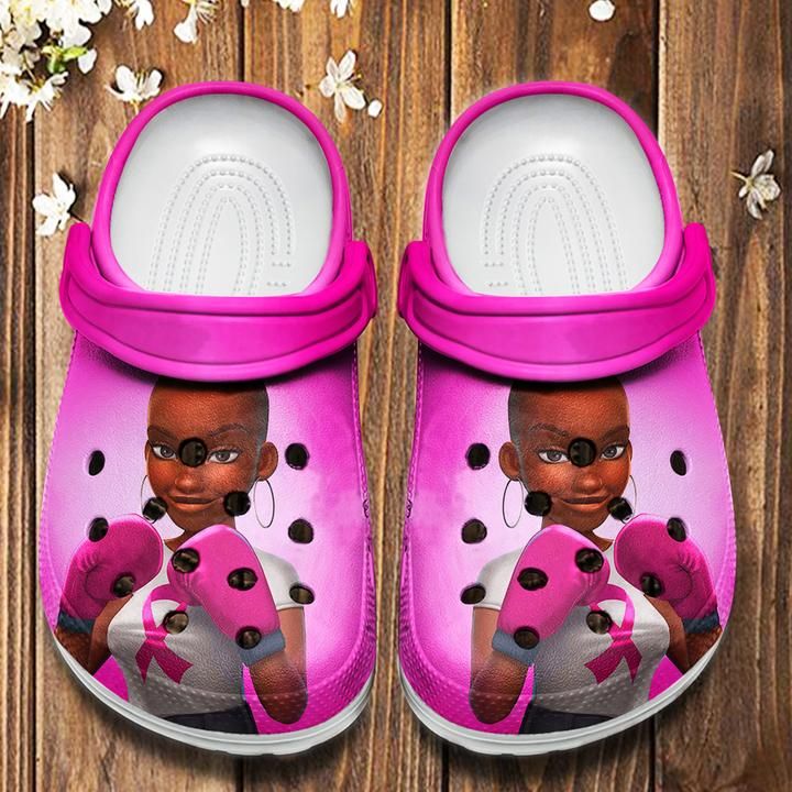 Black Women Fighters Breast Cancer Awareness Crocband Crocs Shoes Saleoff 081020 Black Women Fighters Breast Cancer Awareness Crocband Crocs Shoes Saleoff 081020