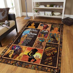 Black Women Queen Skin Rug Sport Decor Gift Floor Decor Living Room Carpet Rug Area Rug - 36ddf1089ecd