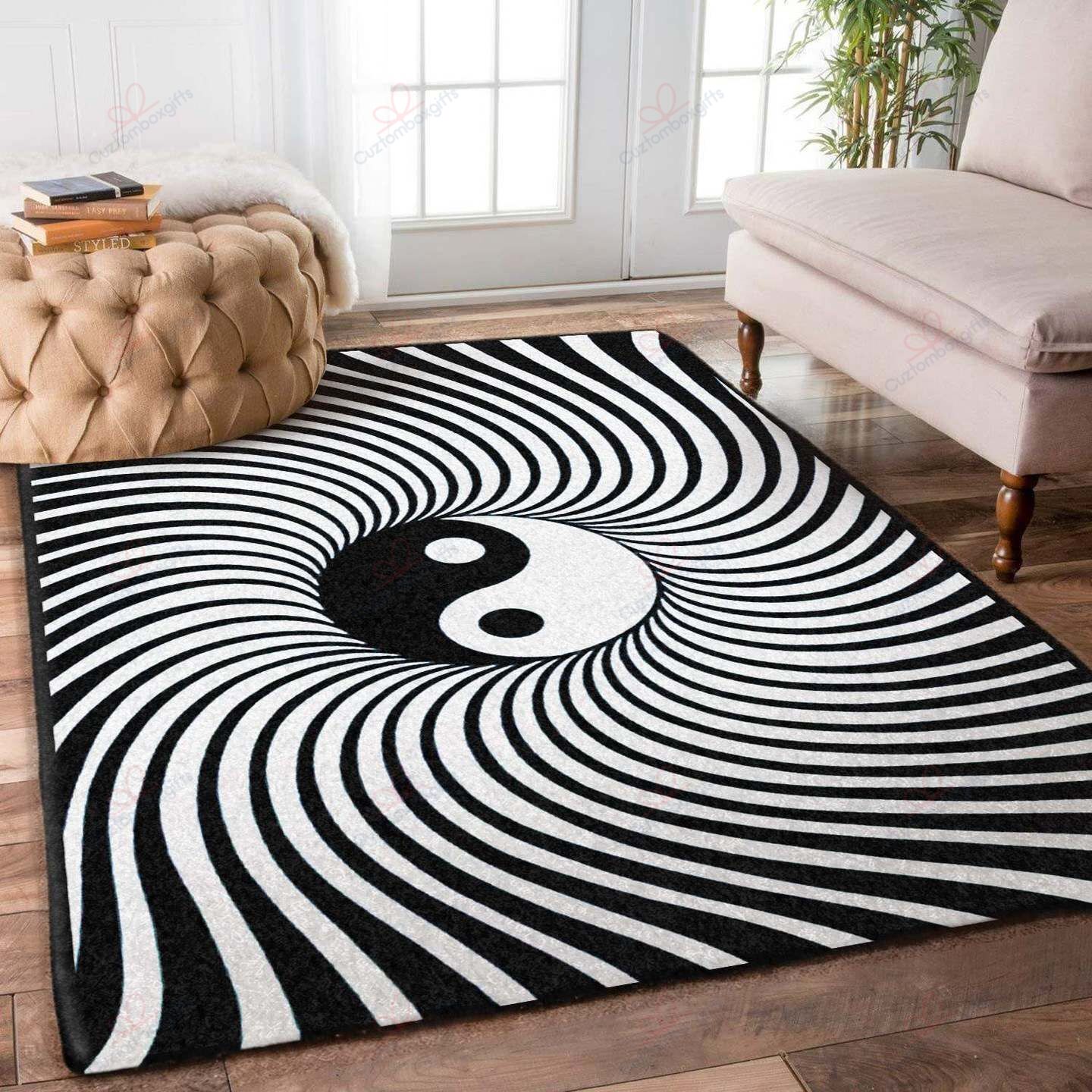 Black Yinyang Rug Sport Decor Gift Floor Decor Living Room Carpet Rug Area Rug - f7d245298cc0 Black Yinyang Rug Sport Decor Gift Floor Decor Living Room Carpet Rug Area Rug - f7d245298cc0
