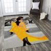 Blackwoman Rug Sport Decor Gift Floor Decor Living Room Carpet Rug Area Rug - 0cf3fed69fa9