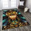 Blackwoman Yellow Rug Sport Decor Gift Floor Decor Living Room Carpet Rug Area Rug - f791628a2926