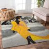Blackwomen Yellow Rug Sport Decor Gift Floor Decor Living Room Carpet Rug Area Rug - 6264b0ee5c2f