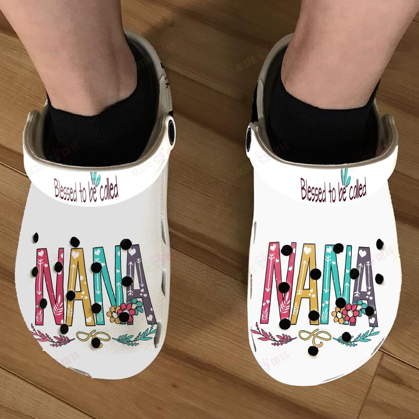 Blessed To Be Called Nana Crocs Clog Classic Clogs Shoes Blessed To Be Called Nana Crocs Clog Classic Clogs Shoes