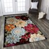 Blooming Flower Rug Sport Decor Gift Floor Decor Living Room Carpet Rug Area Rug - 3ff8b04dccfd