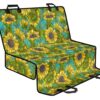 Blooming Sunflower Pattern Print Pet Car Back Seat Cover - ce2b08539400