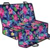Blossom Tropical Flower Pattern Print Pet Car Back Seat Cover - a75d0bc197f0