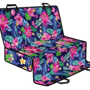 Blossom Tropical Flower Pattern Print Pet Car Back Seat Cover - a75d0bc197f0