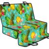 Blue Aloha Pineapple Pattern Print Pet Car Back Seat Cover - 8785e1eb6e61