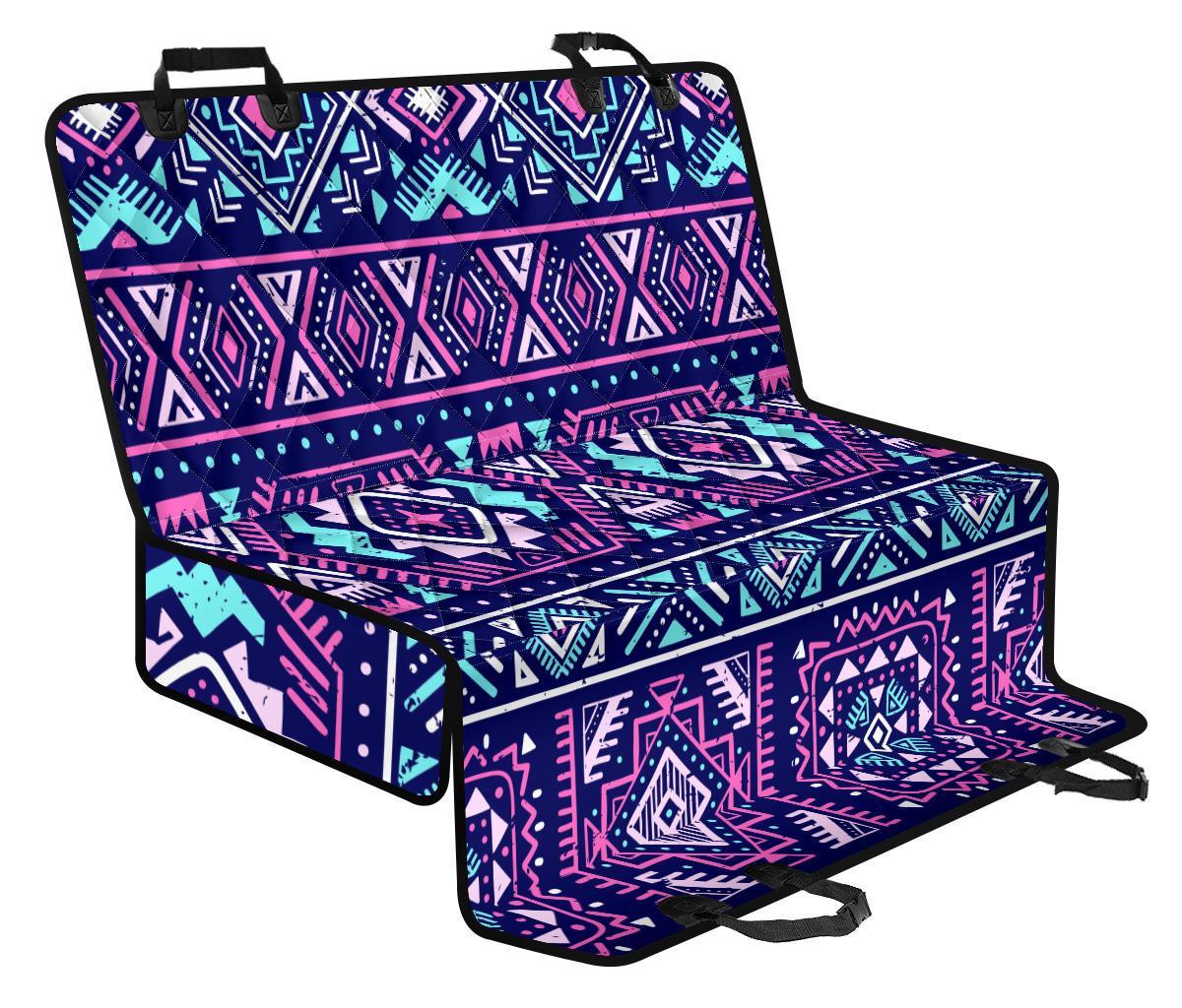 Blue And Pink Aztec Pattern Print Pet Car Back Seat Cover - 55af1e41b8db Blue And Pink Aztec Pattern Print Pet Car Back Seat Cover - 55af1e41b8db