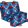Blue And Red Aztec Pattern Print Pet Car Back Seat Cover - 21a27d70700c