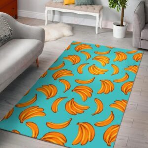 Blue Banana Pattern Rug Sport Decor Gift Floor Decor Living Room Carpet Rug Area Rug - 5c59188d3220