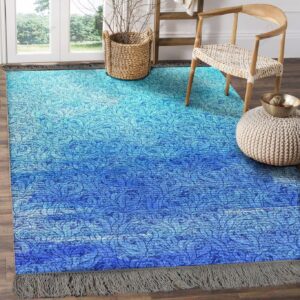 Blue Beautiful Octopus Pattern Rug Sport Decor Gift Floor Decor Living Room Carpet Rug Area Rug - 05fa5904e2eb