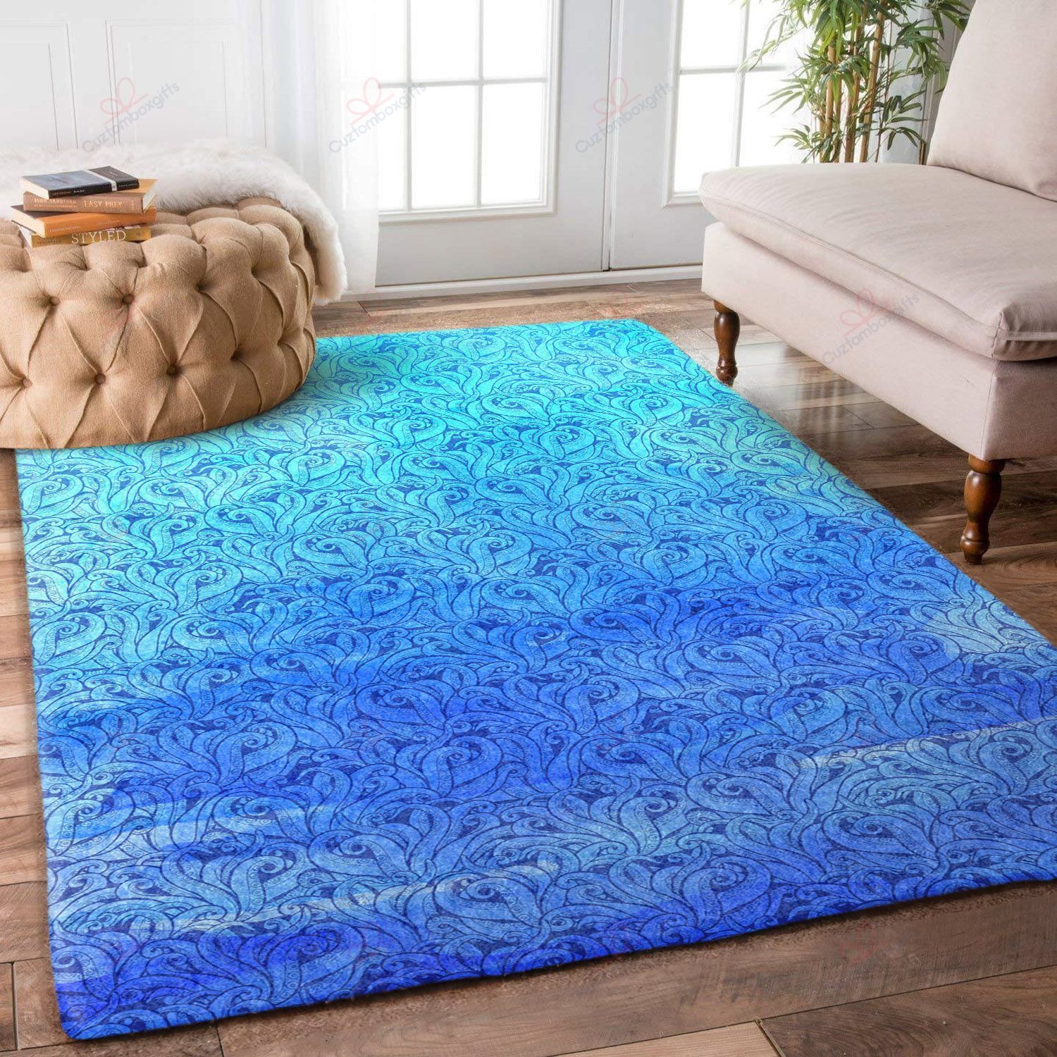 Blue Beautiful Octopus Pattern Rug Sport Decor Gift Floor Decor Living Room Carpet Rug Area Rug - f453441bbb1e Blue Beautiful Octopus Pattern Rug Sport Decor Gift Floor Decor Living Room Carpet Rug Area Rug - f453441bbb1e