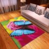 Blue Butterfly 1 Rug Sport Decor Gift Floor Decor Living Room Carpet Rug Area Rug - 76c7abeeaf5b