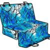 Blue Butterfly Wings Pattern Print Pet Car Back Seat Cover - f1fdb1f0381d