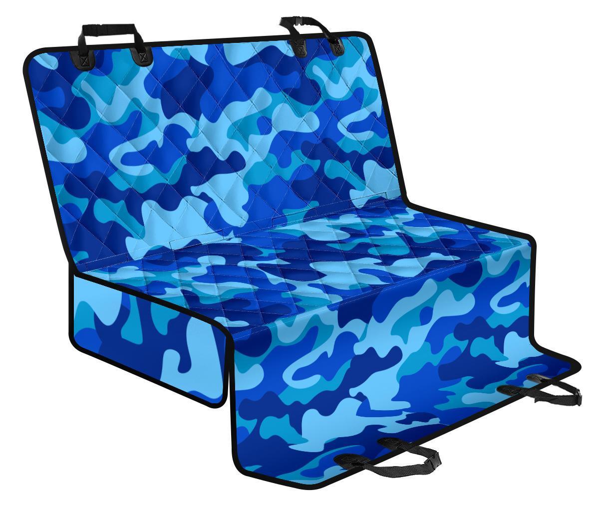 Blue Camouflage Print Pet Car Back Seat Cover - ae23866faf2e Blue Camouflage Print Pet Car Back Seat Cover - ae23866faf2e