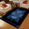 Blue Celtic Rug Sport Decor Gift Floor Decor Living Room Carpet Rug Area Rug - f756ee74ac29