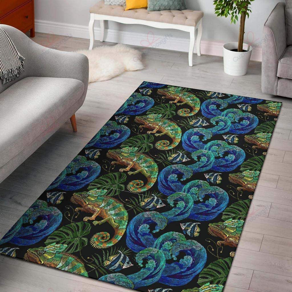 Blue Chameleon Rug Sport Decor Gift Floor Decor Living Room Carpet Rug Area Rug - 901488b46dd2 Blue Chameleon Rug Sport Decor Gift Floor Decor Living Room Carpet Rug Area Rug - 901488b46dd2