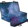 Blue Cloud Starfield Galaxy Space Print Pet Car Back Seat Cover - 5ea17863566f