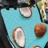 Blue Coconut Pattern Print Car Back Seat Cover Dog Car Seat Covers - 6017b006a5a9
