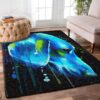Blue Dachshund Rug Sport Decor Gift Floor Decor Living Room Carpet Rug Area Rug - 4a146f83aaf9