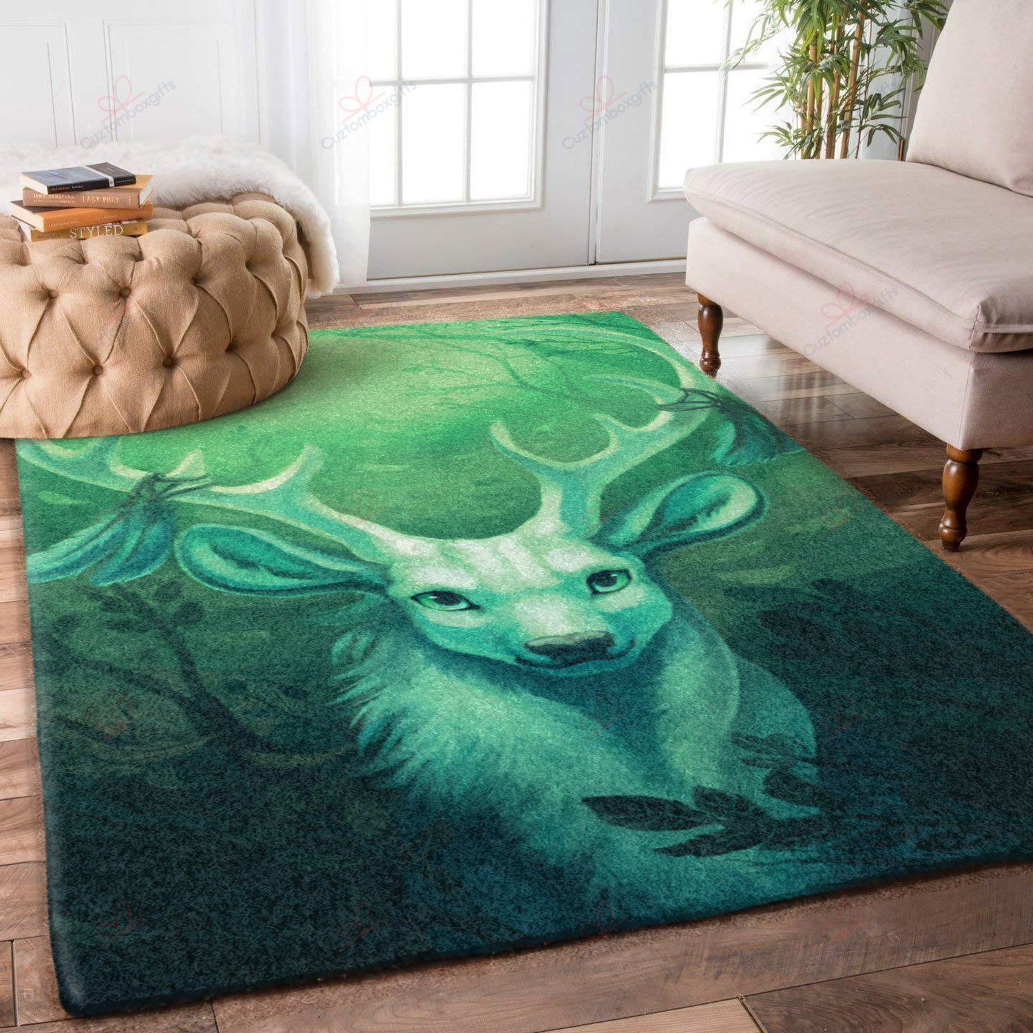 Blue Deer Rug Sport Decor Gift Floor Decor Living Room Carpet Rug Area Rug - 920becd5ca06 Blue Deer Rug Sport Decor Gift Floor Decor Living Room Carpet Rug Area Rug - 920becd5ca06