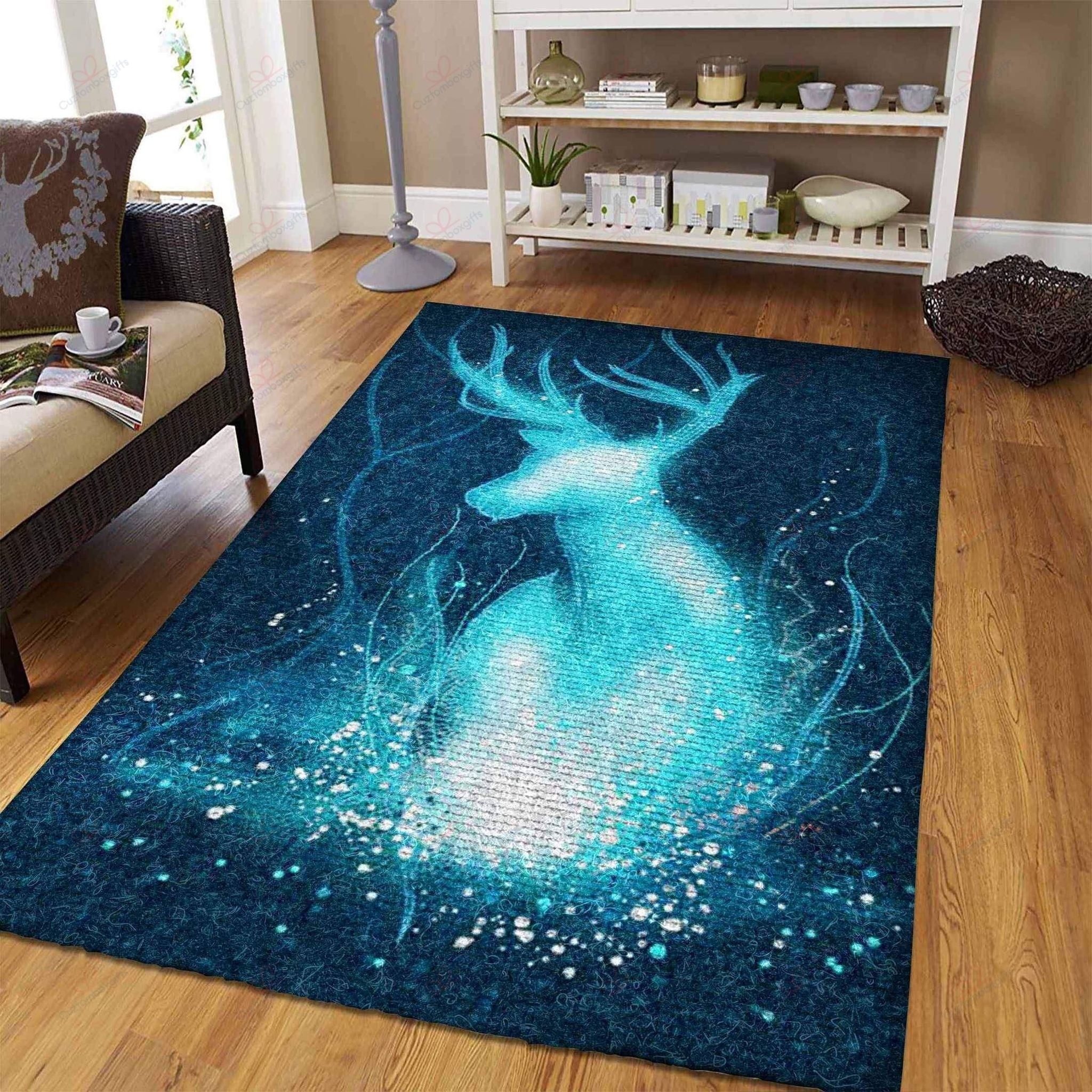 Blue Deer Rug Sport Decor Gift Floor Decor Living Room Carpet Rug Area Rug - bd450348a7b3 Blue Deer Rug Sport Decor Gift Floor Decor Living Room Carpet Rug Area Rug - bd450348a7b3