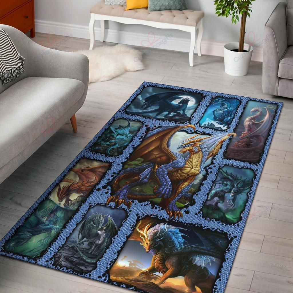 Blue Dragon Rug Sport Decor Gift Floor Decor Living Room Carpet Rug Area Rug - 4f05834bb627 Blue Dragon Rug Sport Decor Gift Floor Decor Living Room Carpet Rug Area Rug - 4f05834bb627