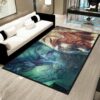 Blue Dragon Orange Dragon Rug Sport Decor Gift Floor Decor Living Room Carpet Rug Area Rug - 47d7a62e0b0e