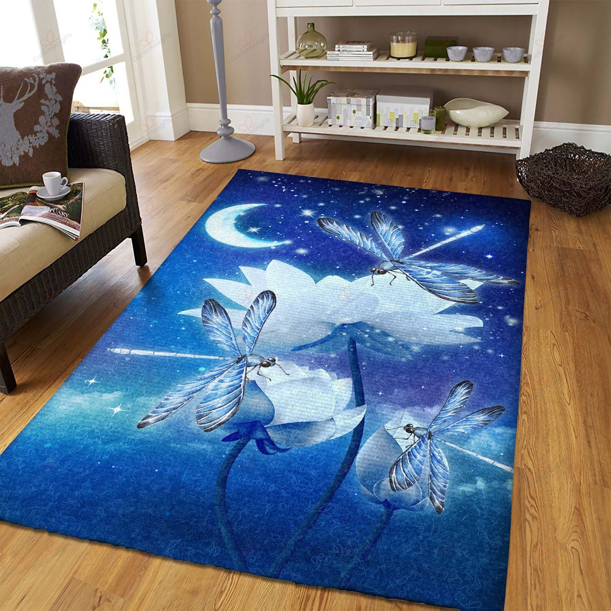 Blue Dragonfly And Lotus Rug Sport Decor Gift Floor Decor Living Room Carpet Rug Area Rug - 780fa3fd9996 Blue Dragonfly And Lotus Rug Sport Decor Gift Floor Decor Living Room Carpet Rug Area Rug - 780fa3fd9996