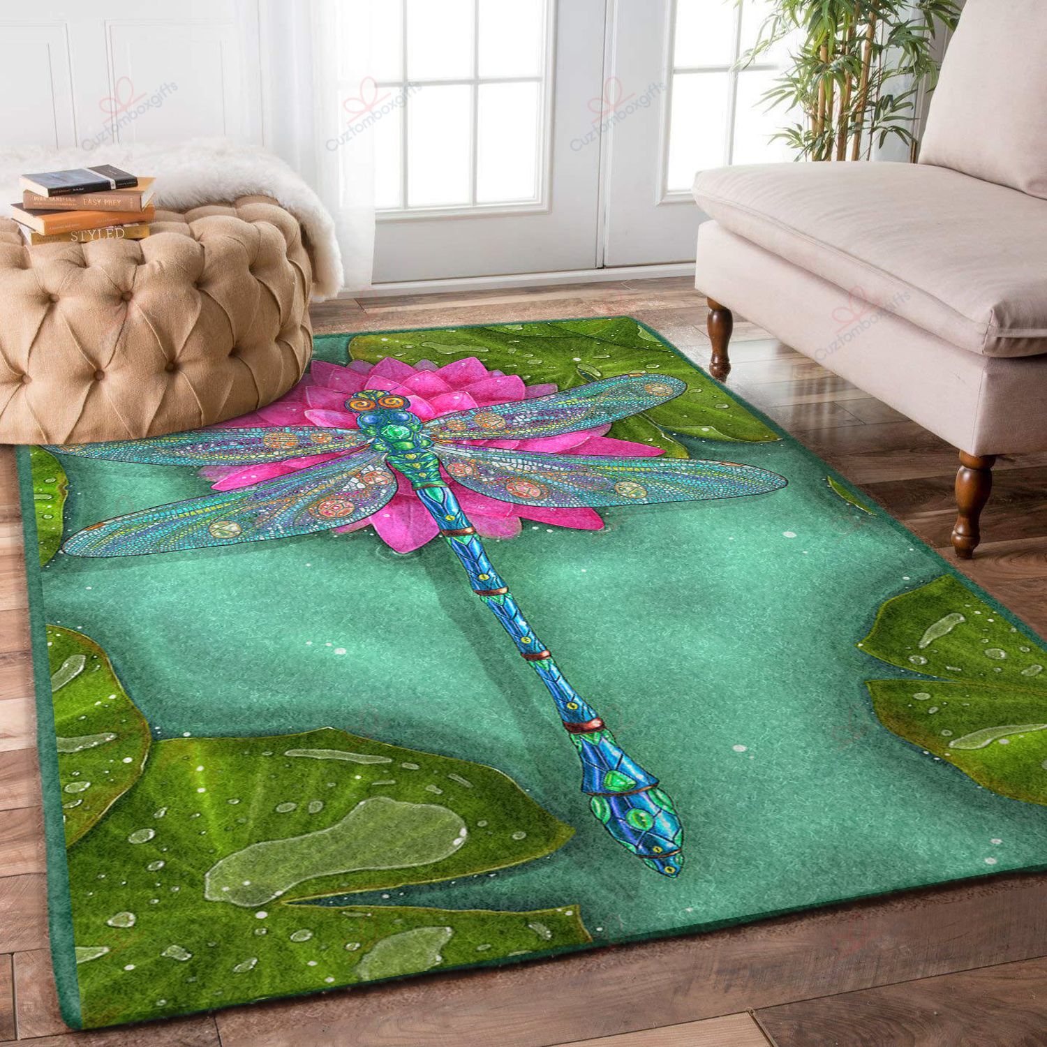 Blue Dragonfly And Pink Lotus Rug Sport Decor Gift Floor Decor Living Room Carpet Rug Area Rug - 5f3c7ec0adb8 Blue Dragonfly And Pink Lotus Rug Sport Decor Gift Floor Decor Living Room Carpet Rug Area Rug - 5f3c7ec0adb8
