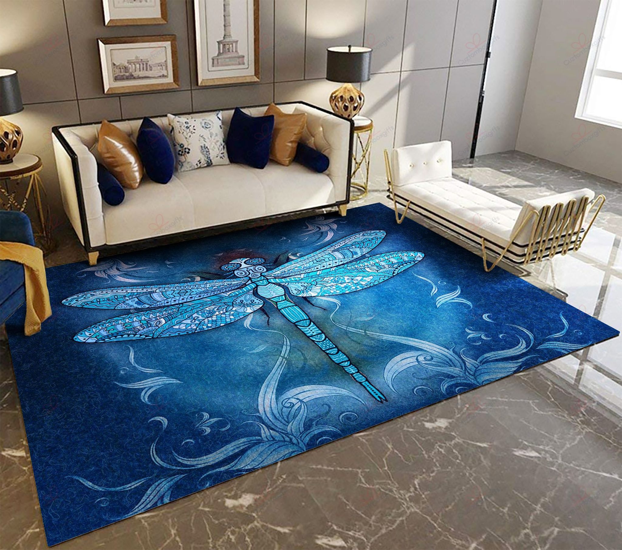 Blue Dragonfly Rug Sport Decor Gift Floor Decor Living Room Carpet Rug Area Rug - 3653d4babfb0 Blue Dragonfly Rug Sport Decor Gift Floor Decor Living Room Carpet Rug Area Rug - 3653d4babfb0