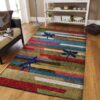 Blue Dragonfly Rug Sport Decor Gift Floor Decor Living Room Carpet Rug Area Rug - b01e78c89bad