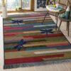 Blue Dragonfly Rug Sport Decor Gift Floor Decor Living Room Carpet Rug Area Rug - 663054b7e9da