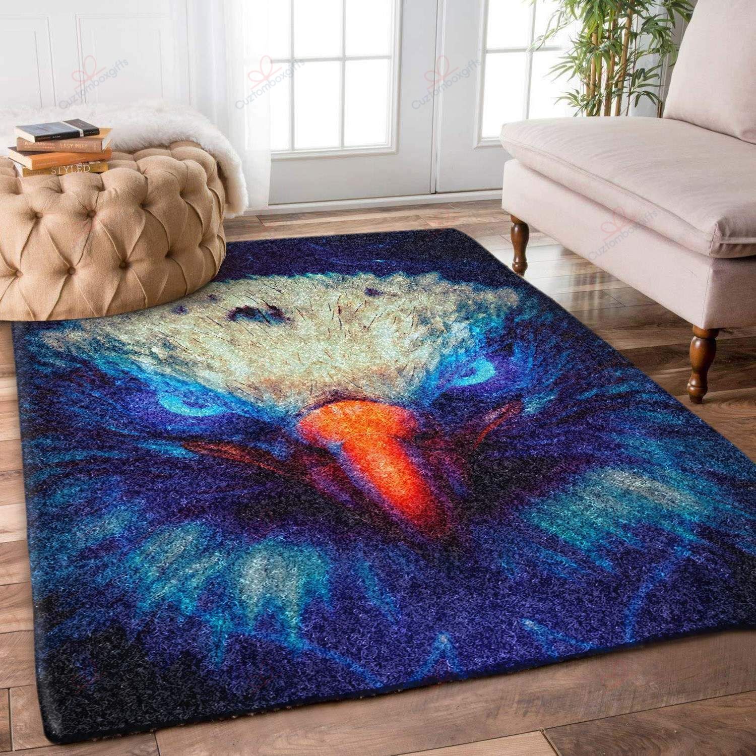 Blue Eagle Rug Sport Decor Gift Floor Decor Living Room Carpet Rug Area Rug - 22dbced36981 Blue Eagle Rug Sport Decor Gift Floor Decor Living Room Carpet Rug Area Rug - 22dbced36981